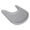 A36 B 16.9" x 16.1", variant on Upgraded Suction Baby Feeding Plate With Divided Soft Silicone Placemat Toddler Training Dishware For Highchair Tray Tableware 16.9" x 16.1"