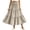01# Beige, variant on Ihhxva Pleated Skirt for Women Velvet Tiered Long Drawstring Maxi Elastic Waist Winter Holiday Gathering S-2XL