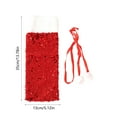 thumbnail image 3 of Decorative Christmas Wine Bags For Gift Giving, Festive Drawstring Wine Bottle Covers For Holiday Parties And Dining Table Ambiance Creations, 3 of 6