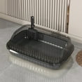 thumbnail image 6 of Fufafayo under $5 Pet Litter Box, Open Large Capacity Semi Enclosed Cats Litter Box, Anti-Splashing Detachable Cat Litter Pan, Cat Toilet with Litter Sifting Scoop, Easy to Clean No Odor, 6 of 6