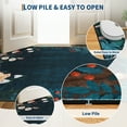 thumbnail image 5 of Hasoo 5x7 Washable Blue/Green Area Rug for Living Room Jungle Animal Soft Indoor Bedroom Carpet Non Slip Low Pile, 5 of 5