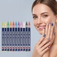 thumbnail image 5 of SDOHIG 12-Color Soccer Nail Art Painting Pen, Waterproof Nail Drawing Brush Set, DIY Manicure for Sports Fans, Paint Football & Independence Day Flags, Long-Lasting, 10ml Each, 5 of 7