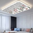 thumbnail image 2 of Grey Christmas Fluorescent Light Covers, Snowman Xmas Tree Snowflake Winter Magnetic Light Covers for Ceiling Lights, Fluorescent Ceiling Shade Filters for Classroom Bedroom Office 4x2Ft x 3PCS, 2 of 8