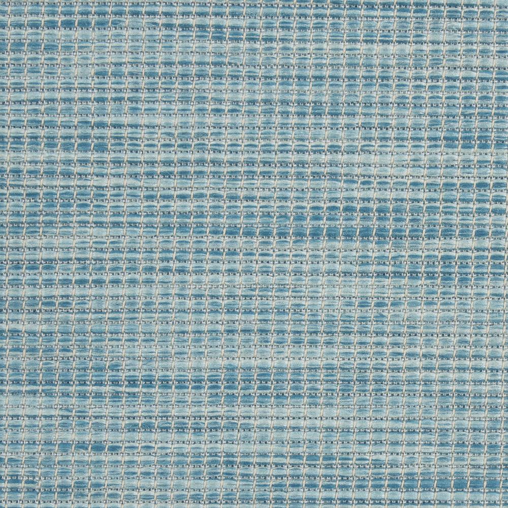 Nourison Positano Indoor/Outdoor Aqua 6' x ROUND Area Rug, (6 Round)