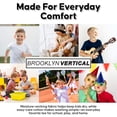 thumbnail image 3 of BROOKLYN VERTICAL Boys 5-Pack Short Sleeve T-Shirts – 100% Pre-Shrunk Cotton, Crew Neck, Regular Fit, 3 of 8