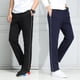 thumbnail image 5 of Pantalones de uniforme de verano para hombres y mujeres, un bar con borde blanco, pantalones de escuela secundaria azules para estudiantes de secundaria, pantalones escolares de primavera y otoño de, 5 of 6