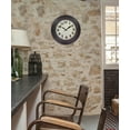 thumbnail image 5 of 20 Inch Retro Wall Clock Silent,Accurate Time,Big Numbers,Quartz,Analog,Black, 5 of 7