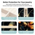thumbnail image 3 of Firefly Travel Portable Square Necklace Holder with Earring Holder, Display Case - Travel Organizer for Rings, Earrings, Necklaces, Bracelets - Suitable for Girls and Women, 3 of 6