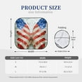 thumbnail image 3 of Sikiie Patriotic Butterfly Floral Print Foldable Car Windshield Sun Visor, Car Window Sunshade Suitable for Sedan, SUV and Truck Car Accessories-Small, 3 of 6