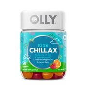 OLLY Kids Chillax Gummy Supplement with Magnesium and L-Theanine, 50 Count
