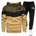 thumbnail image 2 of Sudadera con capucha y pantalones estampados de primavera y otoño para hombre, traje deportivo de dos piezas para exteriores, ocio callejero, moda y fitness, 2 of 4