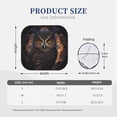 thumbnail image 4 of Yiaed Classical Style Brown Owl Print Car Front Windshield Sun Shade,Foldable Anti-UV Car Sunshade for Front Window for Most Vehicles-Large, 4 of 5