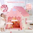 thumbnail image 4 of Play Tent SISTICKER Kids Fairy Princess Castle para niñas, 4 of 7