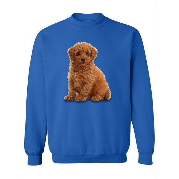 Sitting Maltese Dog Sweatshirt Women -SPIdeals Designs, Female Medium