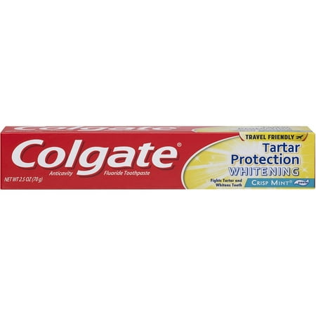 Colgate Tartar Protection de blanchiment Crisp neuf dentifrice, 2,5 oz