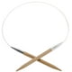 Aiguilles à Tricoter Circulaires en Bambou 16"-Taille 11/8Mm – image 1 sur 1