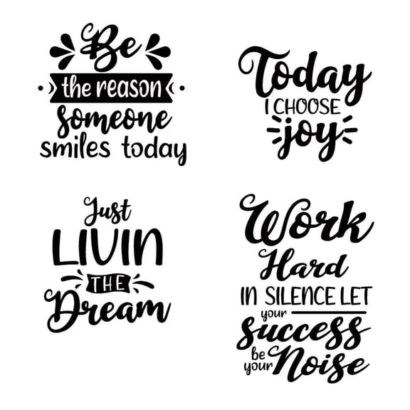 Inspirational Quotes Wall Sticker Smiles Today Wall Decals Be The Rason Vinyl Wall Art Black
