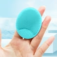 Yolmart Silicone Face Cleansing Brush Handheld Face Scrubber Mini