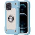 thumbnail image 1 of Compatible con iPhone 13 Pro Max Funda con soporte, cubierta de teléfono resistente a prueba de golpes de grado militar con soporte de anillo ajustable para iPhone 6.7 2021 Accesorios - Negro, 1 of 6