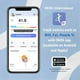 thumbnail image 2 of Báscula corporal digital Trainr Trnr-BDYSCLE-BLK, báscula esencial para el hogar, accesorio de baño duradero, compatible con sistemas operativos Apple y Android, equipo de entrenamiento y fitness., 2 of 5