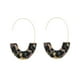 thumbnail image 2 of Qarigey 1 par de aretes de estilo simple con estampado de leopardo en forma de U para niñas adolescentes Ropa, zapatos y accesorios Miscelánea Negro Amarillo Rosa Qarigey AP010170-12, 2 of 6