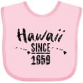 thumbnail image 3 of Inktastic Hawaii Since 1959 Boys or Girls Baby Bib, 3 of 4