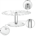 thumbnail image 4 of 6 Pack Ice Cream Cone Holder, 16 Holes Acrylic Ice Cream Cone Display Stand, Clear Waffle Hand Roll Sushi Display Rack, 4 of 8
