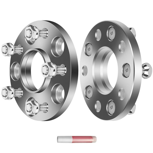 OCPTY Entretoises de Roue 5x4.5 à 5x4.5 Adaptateur Centré de Roue 15mm 5 Crampons 5x114.3mm avec Goujon 12x1.25 66.1CB Compatible pour 1995-2020 pour Maxima 2008-2020 pour Rogue 2 Pcs