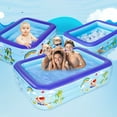 thumbnail image 4 of DeeCozy Inflatable Pool Cartoon Cute Interesting Three home Layers Air Tub, 4 of 8