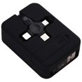 thumbnail image 1 of Cable Retráctil Artesanía De Cobre Soporte De Seguridad Cable Usb Multipropósito Accesorios Para Teléfonos Móviles Mini Cargador De Aleación De Cuatro Puertos Cateissary EL016483-03, 1 of 5