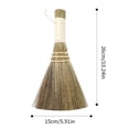 thumbnail image 4 of Whisk Broom Hand Broom Soft Natural Bristles Small Whisk Broom Desk Cleaning Brush for Indoor Outdoor, 4 of 8