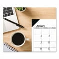 thumbnail image 2 of Recycled One-Color Dated Monthly Desk Pad Calendar, 18.5 x 13, White Sheets, Black Binding/Corners,12-Month (Jan-Dec): 2026 | Bundle of 2, 2 of 4