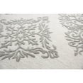 thumbnail image 4 of Rizzy Home  Grey/Beige Wool Hand-tufted Medallion Area Rug (8' x 10') - 8' x10', 4 of 5