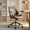 Dark Gray, variant on Toject Ergonomic Office Chair, High Back Comfy Home Office Chair with Lumbar Support, Mid-Century Modern Computer Executive Desk Chair with Thickened Cushions (Suede Leather, Gray)