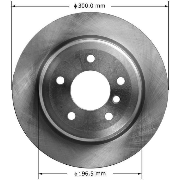 BENDIX PRT6042 Bendix Brake Rotor Fits select: 2007-2013 BMW 328, 2006 BMW 325