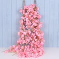 thumbnail image 4 of 1.8M Artificial Cherry Blossom 2pcs Wall Hanging Cherry Vine String Fake, 4 of 7