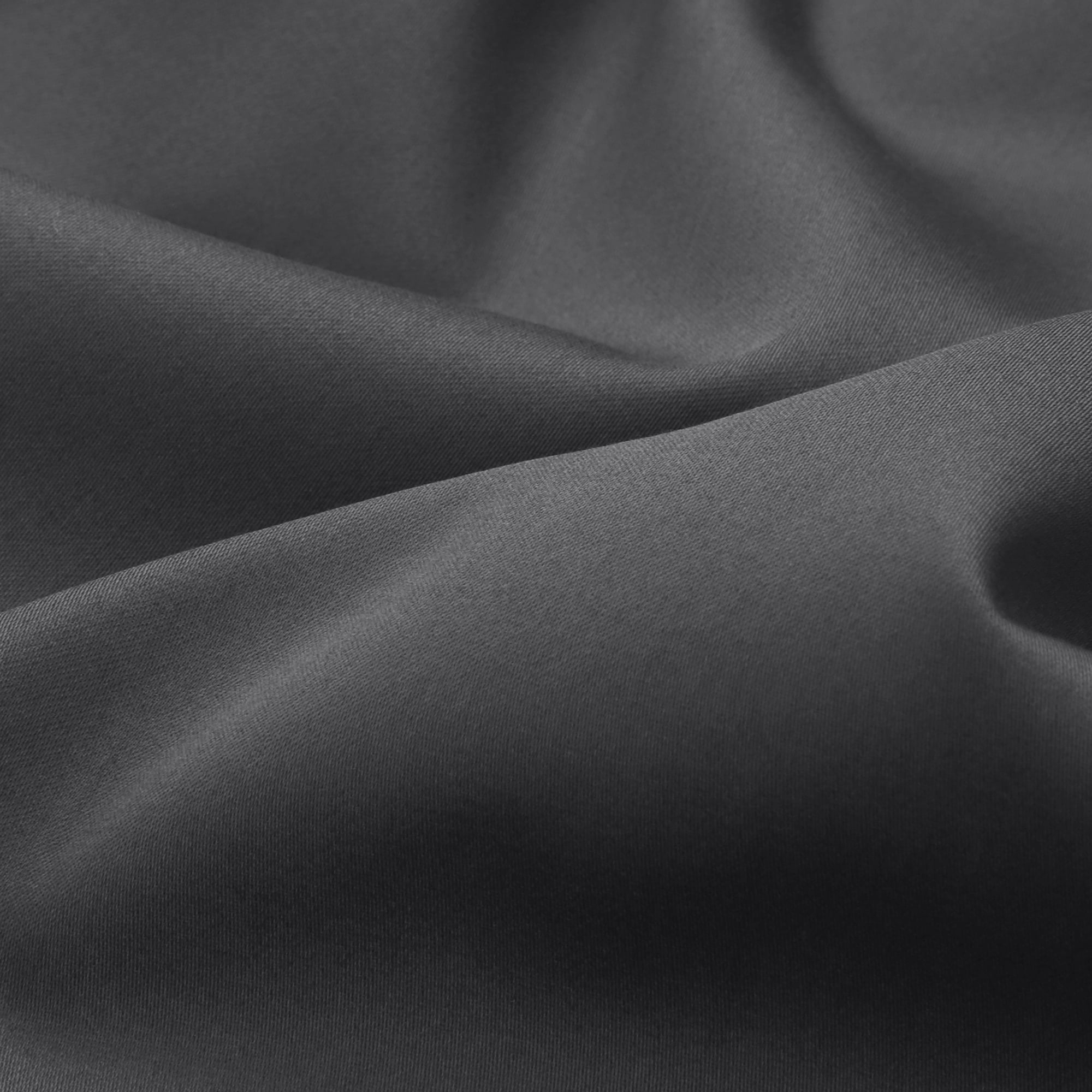 Unique Bargains Pillowcase Set of 2, Cotton with Envelope Dark Gray Standard