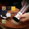 thumbnail image 4 of Cheers.US Premium Salt and Pepper Shakers with Adjustable Pour Holes - Elegant Stainless Steel Salt and Pepper Dispenser - Perfect for Himalayan, Kosher and Sea Salts - Spices, 4 of 7
