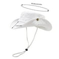 thumbnail image 3 of Womens Outdoor Sun Hat Solid Color Cool Casual Elegant Sun Hat, 3 of 3