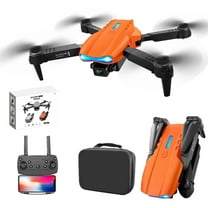13 Year Old Boy Gifts, Drone with 1080P HD FPV Camera Remote Control Toys Gifts for Boys Girls with Altitude Hold Headless Mode Start Speed Adjustment, Orange, One Size