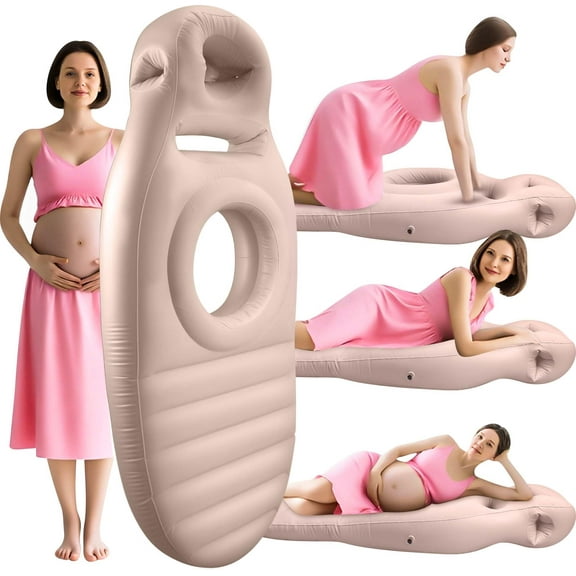 Almohada inflable de embarazo KSFJEU para todo el cuerpo y maternidad