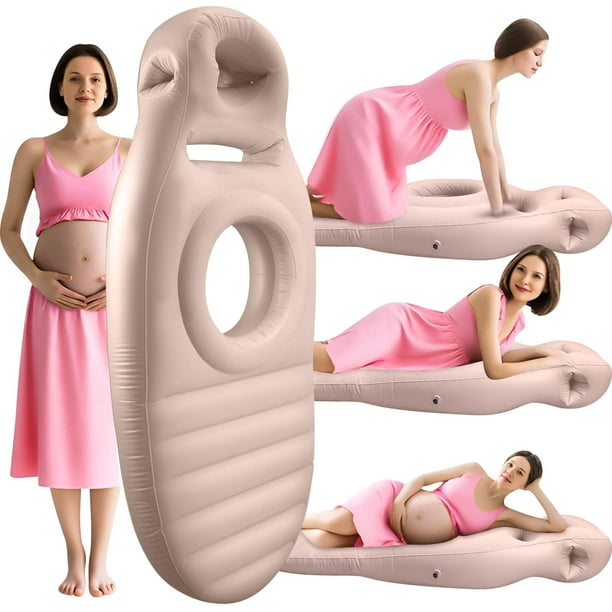 Almohada inflable de embarazo KSFJEU para todo el cuerpo y maternidad