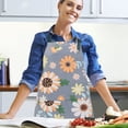 thumbnail image 3 of Apron Canvas Can Be Worn Outside Work Clothes Breathable And Thin And It Can Be Used To Wipe Hands In Household Kitchens In Summer., 3 of 8