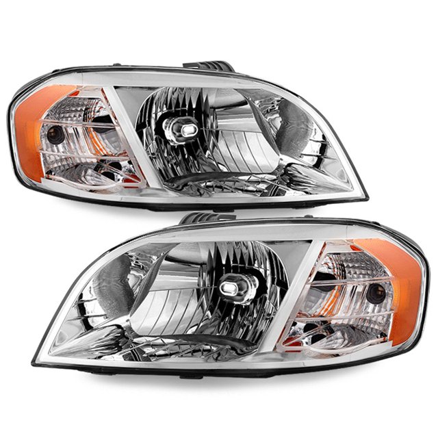 ACANII - pour 2007-2011 Chevy Aveo 07-09 Pontiac G3 Onde Crantée (Modèle Sedan) Phares Remplacement Conducteur+passager