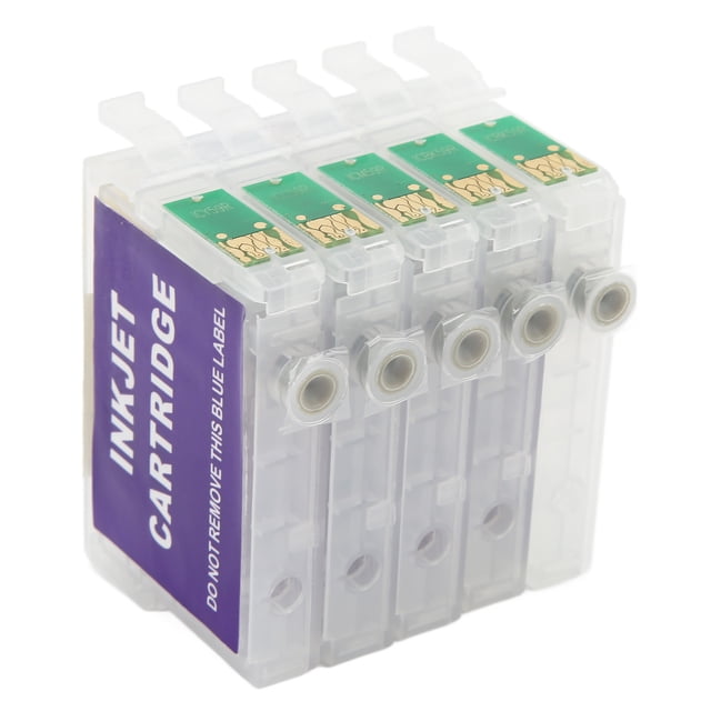 Reemplazo de cartucho de tinta, 5 piezas Cartucho de tinta Recarga de cartucho de tinta para impresora Cartucho de tinta diseñado a medida