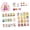 style_D, variant on HannLk Funny Interactive Cartoon Sticker Book Craft Activity Makeup Bag Toy For Kids