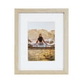 thumbnail image 1 of DesignOvation Gallery 8" X 10" Matted to 5" X 7" Natural Picture Frame, 1 of 7