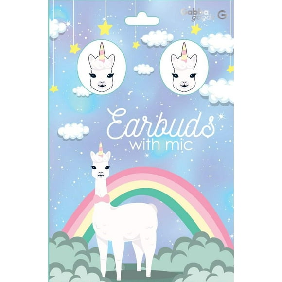 Gabba Goods - Earbuds Silicone (LLAMACORN)