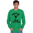 thumbnail image 3 of Handstand Posse Lets Play Gymnastics Men's Long Sleeve Tee T Shirt Brisco Brands 3X, 3 of 6