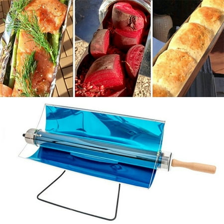 Portable Stove Solar Cooker Oven Fuel Free Cooking Camping Outdoor BBQ